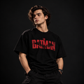 Men’s Black Cotton Batman Graphic T-Shirt