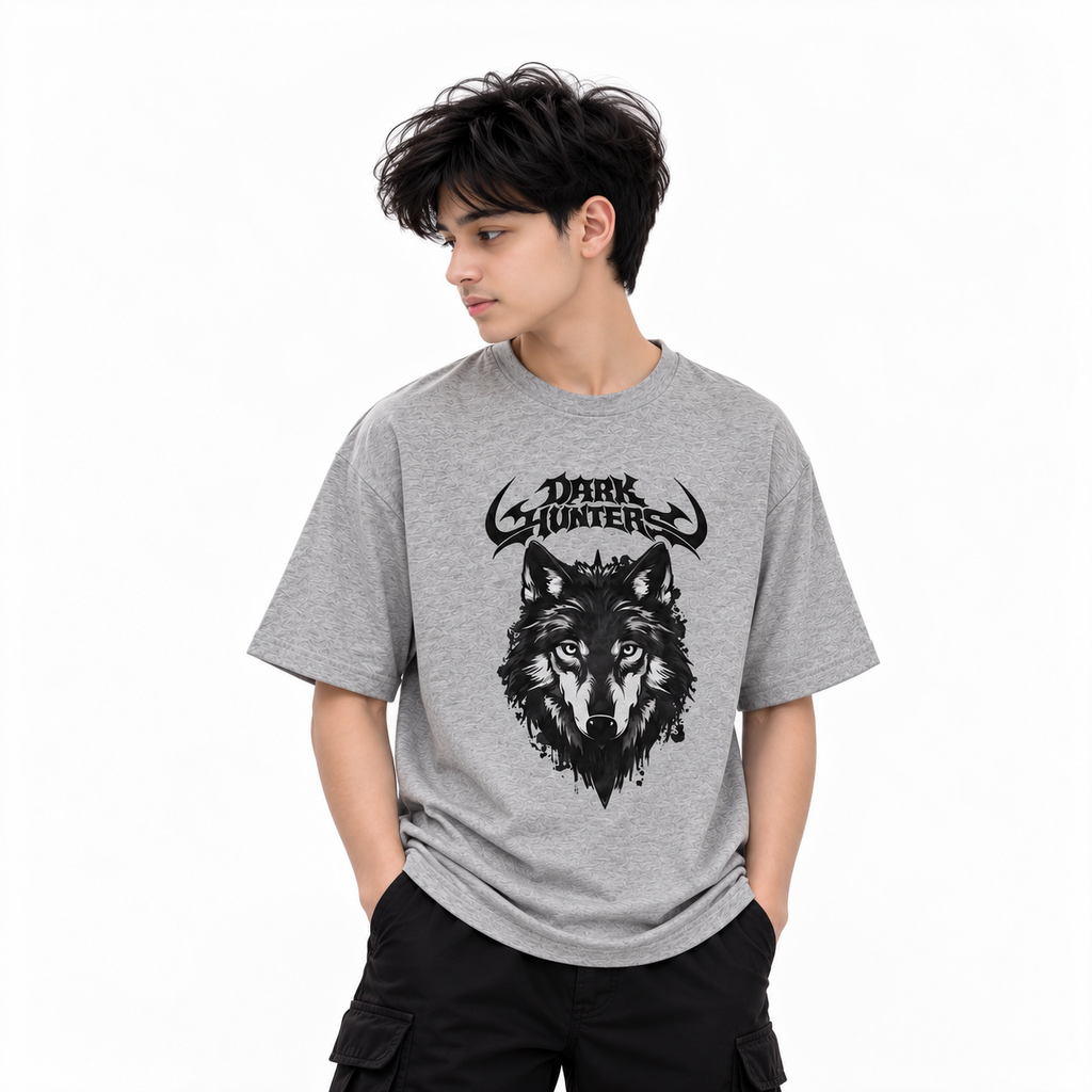 Men’s Grey Wolf Graphic T-Shirt