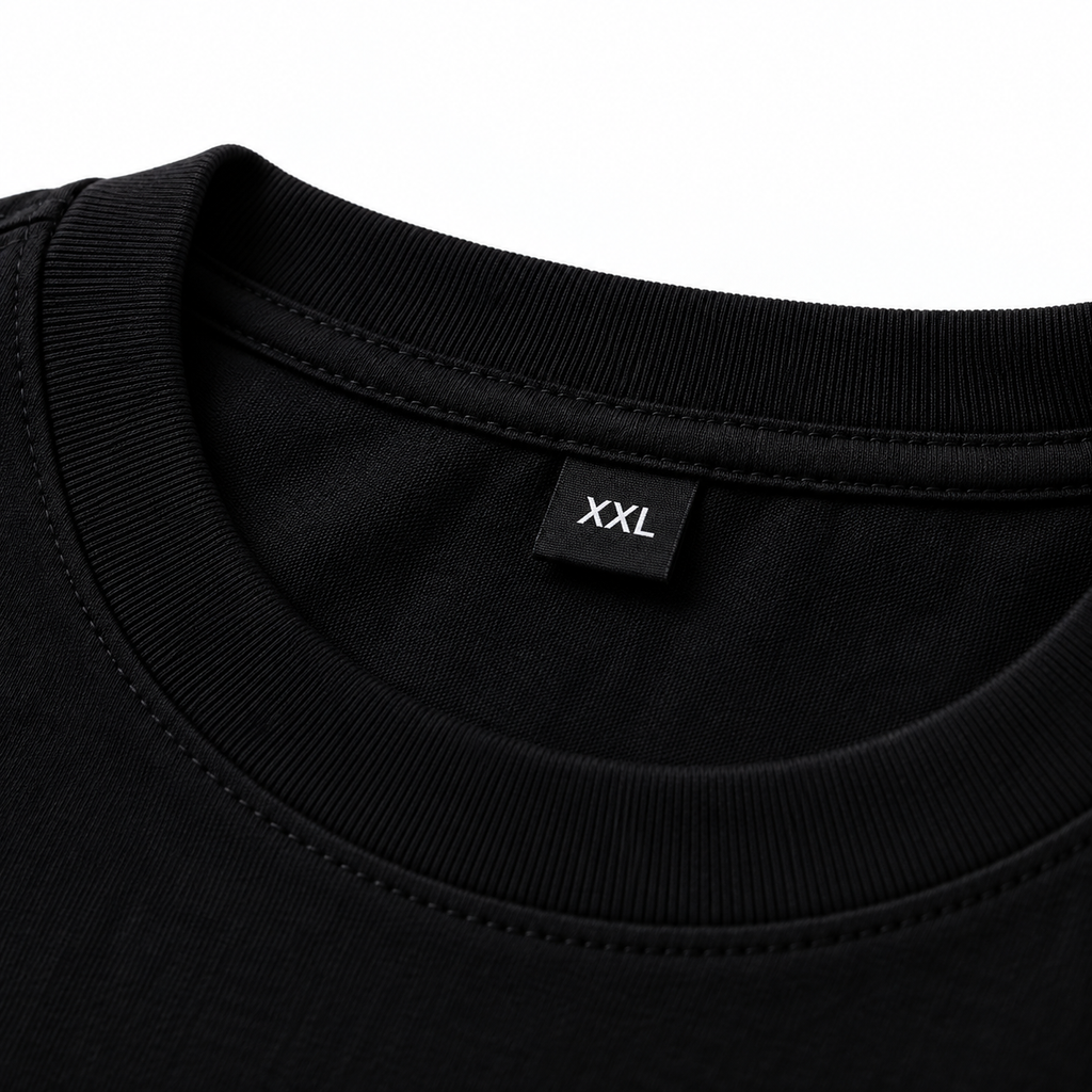 Men’s Black Cotton T-Shirt with Red Spider Graphic