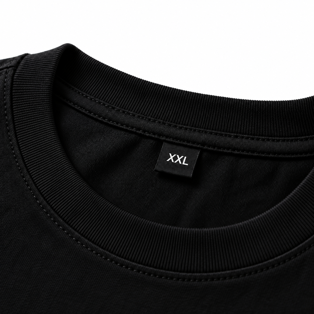 Men’s Black Cotton Graphic T-Shirt with Red Drip Print